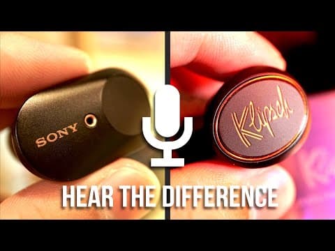 Sony WF-1000XM3 vs Klipsch T5: Which Earbuds Have Better Microphone Quality? thumbnail