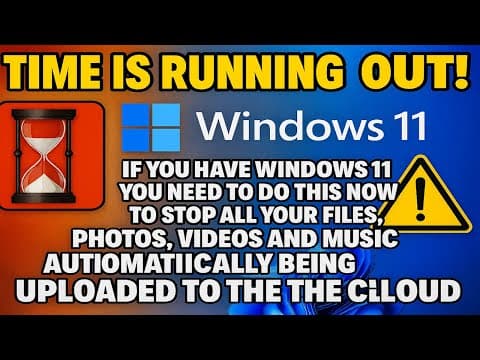 ❗️Important: Microsoft are Moving your Files into the Cloud without you knowing - ACT NOW! ❗️ thumbnail