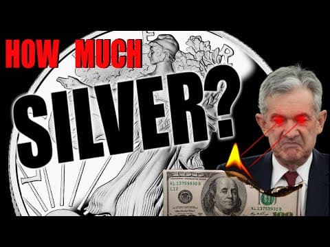 How Much Silver Do You Need in a Crisis?  USE THIS ULTIMATE CHART! 📊 thumbnail