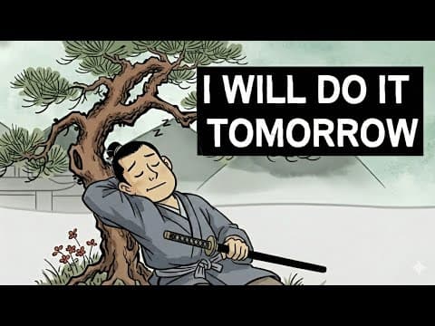If You’re Ambitious but Lazy, Watch This Samurai Lesson (Kaizen Method to Success) thumbnail