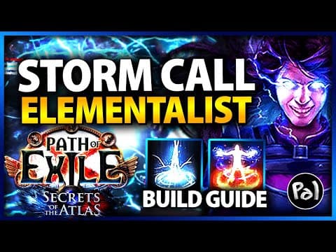 Storm Call Elementalist - Screen-Wide AoE & Lightning-Fast (High-Budget) | Full Build Guide thumbnail