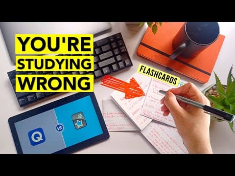 The Danger of Using Flashcards (how to use them properly) thumbnail