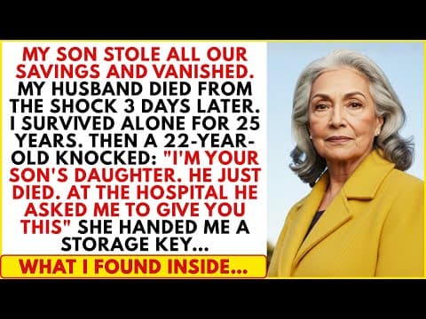 My Son Took All Our Savings And Vanished—25 Years Later His Daughter Showed Up With a Key He Left Me thumbnail
