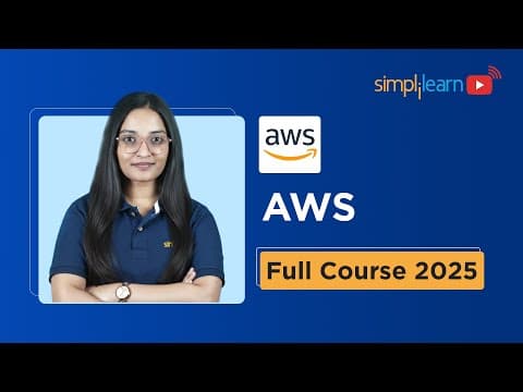 AWS Full Course 2025 | AWS Tutorial for Beginners | AWS Cloud Computing Training | Simplilearn thumbnail