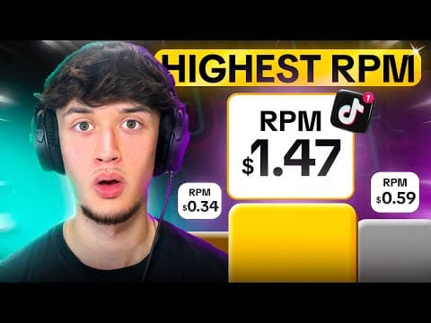 How To Get The HIGHEST RPM On TikTok (Creator Rewards Program) thumbnail