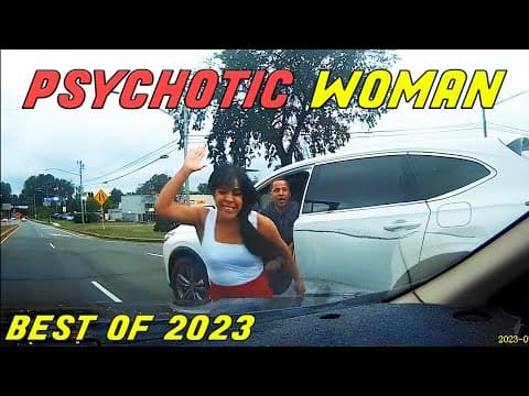 BEST OF ROAD RAGE 2023 | Brake Checks, Karens, Bad Drivers | BEST OF THE YEAR thumbnail