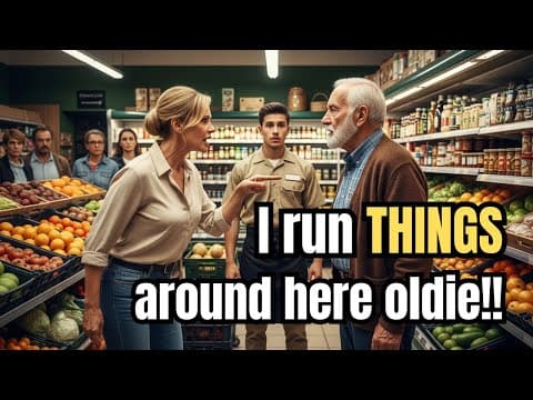 HOA Karen Banned My Grandpa From the Market—She Had No Idea I’m the Owner! thumbnail