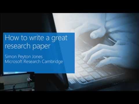 How to Write a Great Research Paper thumbnail