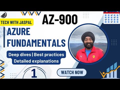 Part 1: AZ-900 Crash Course | 2026 – Key Concepts, Practice Questions & Pro Tips to Succeed #az900 thumbnail