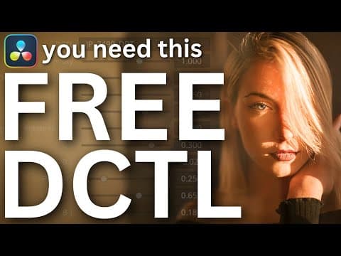 Why every colorist should have the "2499" DCTL thumbnail