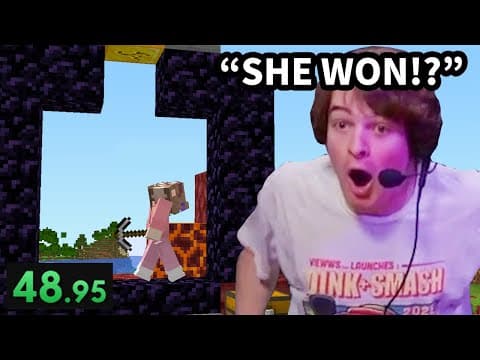 Winning A Minecraft Speedrunning Tournament With 0 Experience thumbnail