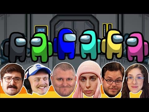 AMONG US WITH DUNKEY, GUS JOHNSON, EDDY BURBACK, LEAH, H3H3 thumbnail