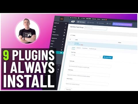My 9 ESSENTIAL WordPress Plugins For 2023 thumbnail