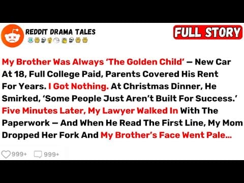 My Brother Was Always ‘The Golden Child’ — New Car At 18, Full College... - Best Reddit Stories thumbnail