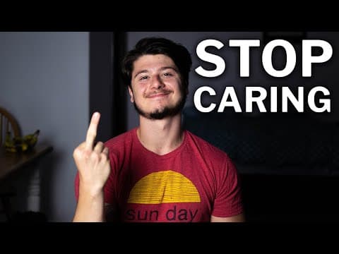 Why You Care So Much (and How to Stop) thumbnail