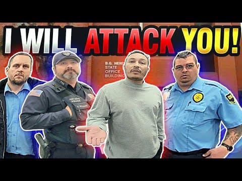 Unhinged Public Servant Threatens To Attack Journalist! Security Tries To Violate Our Rights! thumbnail