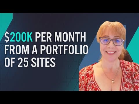 How Does Anne Moss Earn $200K Monthly From 25 Websites? thumbnail