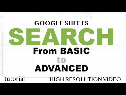 How to Search for Data in Google Sheets Using QUERY thumbnail