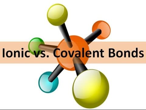Covalent vs. Ionic bonds thumbnail