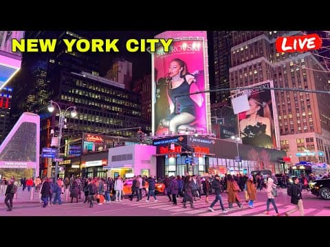 IRL New York City Tuesday Evening Walk In Manhattan (13th January 2026) thumbnail