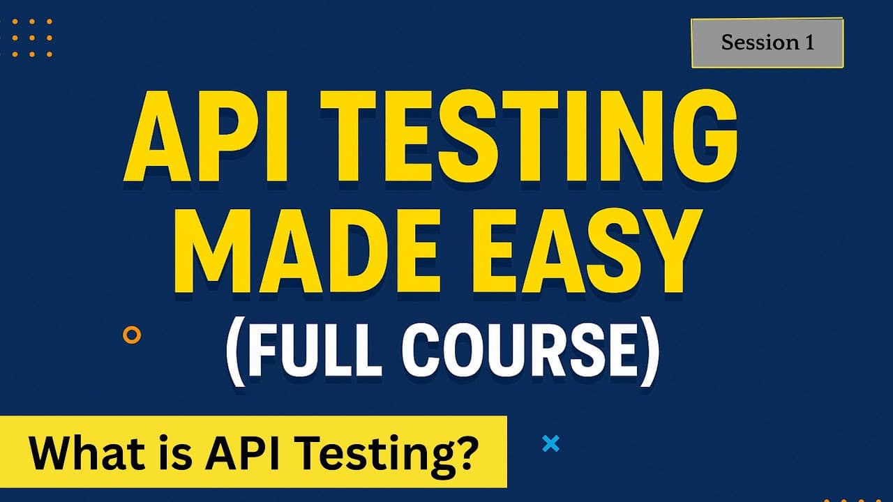 What is API Testing? (API Testing Made Easy Full Course - Part 1) | Glasp