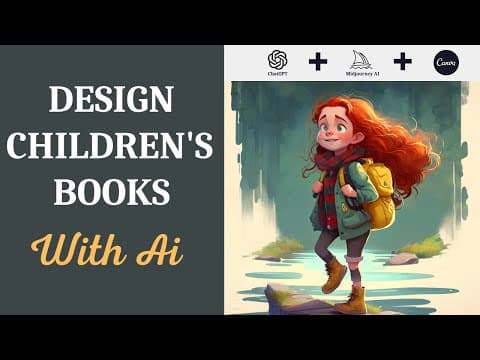 From Idea to Publication: A Guide to Writing Children's Books Using ChatGPT, MidJourney AI and Canva thumbnail