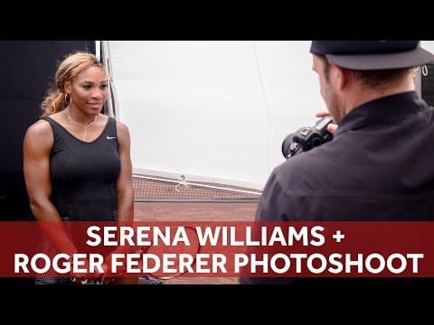 Serena Williams + Roger Federer PHOTO SHOOT | ChaseJarvis RAW thumbnail