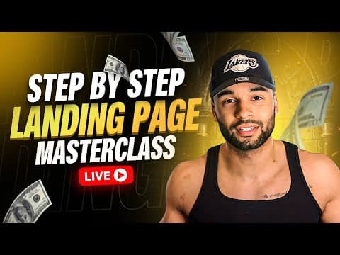 Complete Landing Page Masterclass | How To Create Landing Pages That Generate Millions $) thumbnail