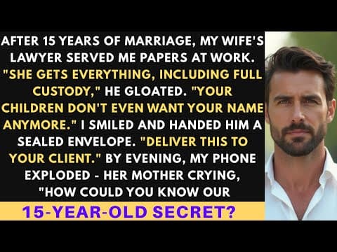 My Wife's Lawyer Served Me File at Work—I Handed Him an Envelope That Destroyed Her Case In Court thumbnail