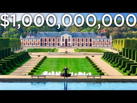 Touring the MOST EXPENSIVE HOUSE in the World | Normandy, France thumbnail