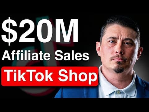 TikTok Shop Millionaire: $20M Making TikTok’s From Home  thumbnail