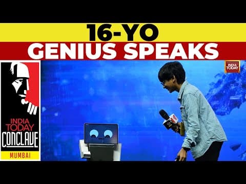 Raul John Aju on Me-bot, Education Crisis & AI's Dark Side | India Today Conclave 2025 Mumbai thumbnail