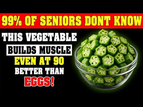 Build Muscle After 70: THIS VEGETABLE PROTEIN Works Better Than Eggs! | Senior Health Tips thumbnail