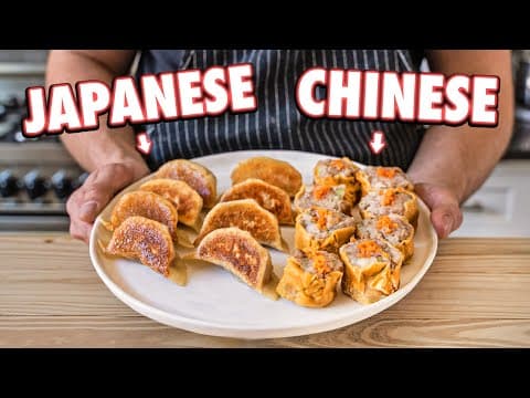 Chinese Dumplings Vs. Japanese Dumplings thumbnail