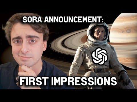 Open AI SORA is Public! | First Impressions & Thoughts thumbnail