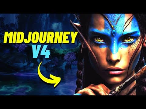 Midjourney V4: WOW! Next Level AI Art? 🔥 thumbnail