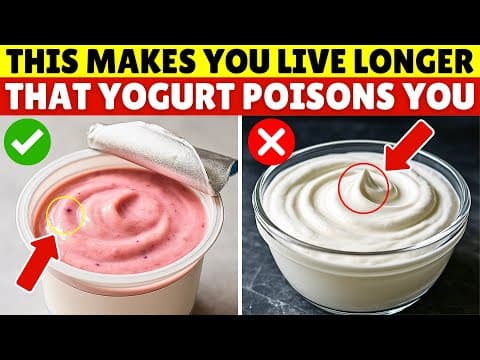 Over 65? 4 WORST Yogurts You Should NEVER Eat and 4 You MUST Eat Daily | Senior Health Tips thumbnail