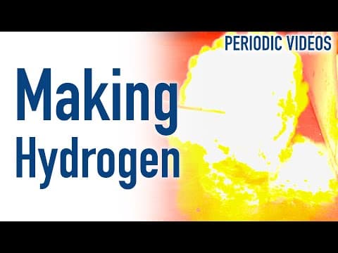 Making Hydrogen (and a big mess) - Periodic Table of Videos thumbnail