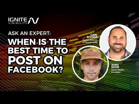 When Is the Best Time to Post on Facebook for Engagement? thumbnail