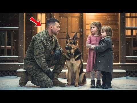 “Can We Stay One Night?” the Girl Asked — The U.S. Marine and His K9 Opened Their Home…And His Heart thumbnail