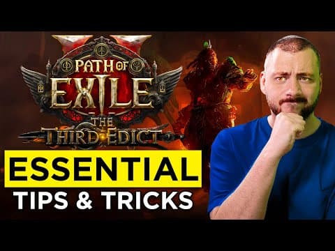 10 League Starter Tips You Never Knew! - POE 2 The Third Edict thumbnail