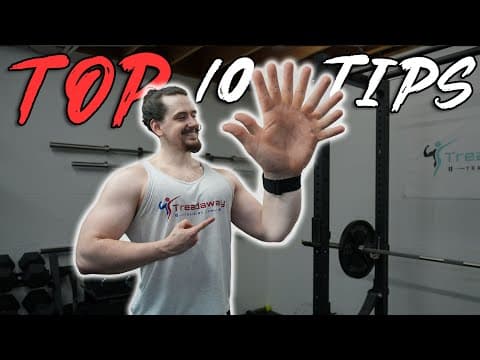 Top 10 Tips for Starting a Home Gym - Build the BEST Home Gym thumbnail