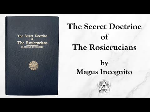 The Secret Doctrine of the Rosicrucians (1918) by Magus Incognito (Wiliiam Walker Atkinson) thumbnail