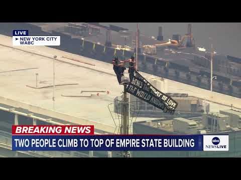 What happens when protesters scale the Empire State Building top? thumbnail