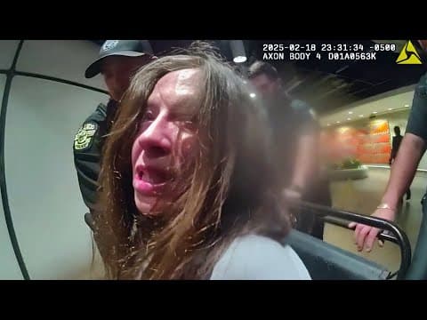 Entitled Karen Attacks Airport Employee After Not Getting on Flight thumbnail
