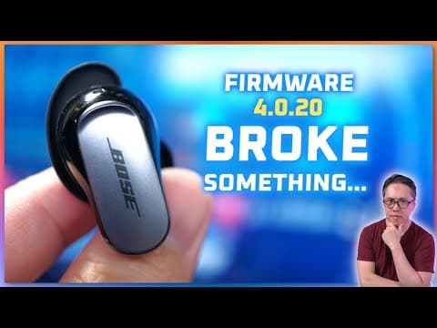 Does Bose QC Ultra Firmware 4.0.20 Fix Sound Issues? thumbnail