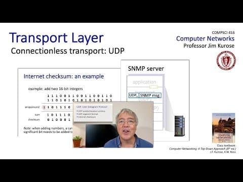 3.3 Connectionless Transport: UDP thumbnail