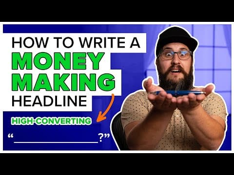 How To Write A Money Making Headline: Copywriting for Beginners | Copywriting Tutorial 2021 thumbnail
