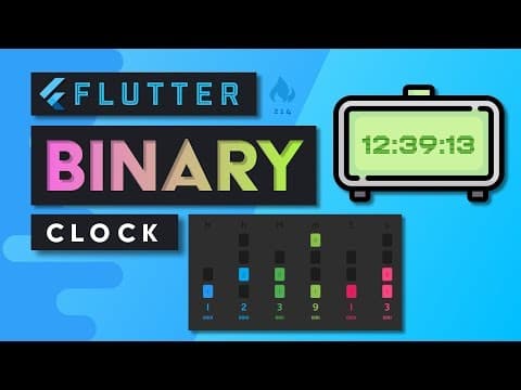 Learn Binary by Building a Binary Clock with Flutter thumbnail