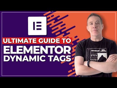 Elementor Dynamic Tags For Beginners thumbnail